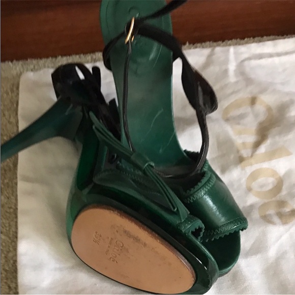Amazing Authentic CHLOE Ankle Bow Stiletto Heels - Picture 8 of 8